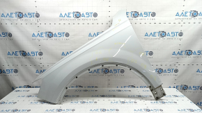 Aripă față stânga Audi Q7 16-26 aluminiu, alb LS9R, după reparație