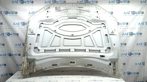 Капот голый Audi Q7 16-26 алюминий, белый LS9R, тычка