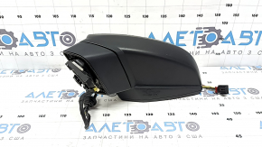 Ansamblu oglindă laterală stânga Audi Q7 16-19 12 pini, încălzită, semnalizator, alb, semnalizator crăpat