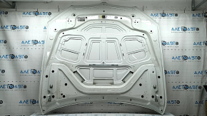 Capotă nefinisată BMW 5 G30 17-23 aluminiu, alb 300, lovituri, denivelări