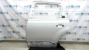 Дверь голая задняя левая Audi Q7 16-26 алюминий, белый LS9R, тычка