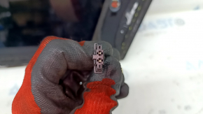 Lunetă stânga spate, geam orb, Audi Q7 16-26 fumuriu, cu ornament cromat, garnitură ruptă