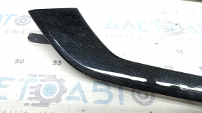 Set de ornamente interioare pentru Audi Q7 16-19 din lemn închis, stejar gri-maro, zgârieturi