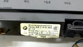 Cortina lunetă BMW 5 G30 17-23, neagră, elemente de fixare rupte