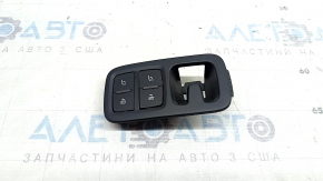 Butoane de înclinare a scaunului spate, stânga, Audi Q7 16-26, negre, cu capac, în ornamente arcuite, zgâriate