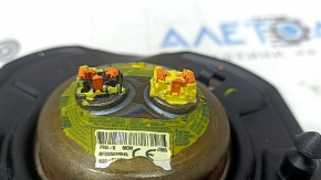 Подушка безопасности airbag в руль водительская Ford Edge 19-24 черная, под active steering, стрельнувшая, надломы разъемов