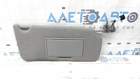 Козырек правый Honda Accord 13-17 серый, с подсветкой, без крючка, под чистку