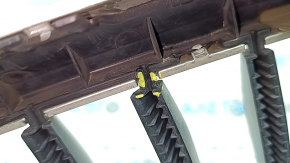 Grilă radiator stânga BMW 5 G30 17-20 cromată, bare de protecție, grilă spartă