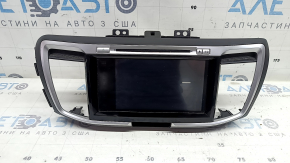 Monitor, afișaj, navigație inferioară Honda Accord 13-17 ecran tactil touring, cu strat protector negru și gri, zgârieturi