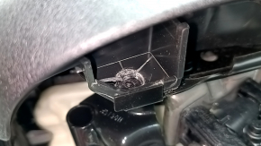 Scaun șofer BMW 5 G30 17-23 cu airbag, electric, încălzit, ventilat, masaj, memorie, piele maro închis, Comfort, suport de pernă rupt, uzat