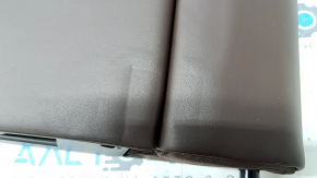 Spătar banchetă spate, central, BMW 5 G30 17-23, piele maro închis, lovituri