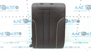 Spătar banchetă dreapta spate BMW 5 G30 17-20 piele maro închis, Comfort, încălzit, lovituri, zgârieturi