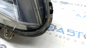 Ansamblu far dreapta față Honda Accord 17-17 Touring hybrid, LED, nisip, sticlă crăpată