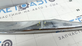 Bandă bară spate pentru Honda Accord 17 hybrid, restilizare, cromată, crăpată