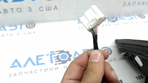 Зеркало боковое левое в сборе Honda Accord 16-17 6 пинов, поворотник, синее