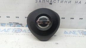 Подушка безопасности airbag в руль водительская Nissan Rogue 17-20 черная