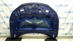 Капот голый Honda Accord 16-17 рест, алюминий, синий B553P, крашеный