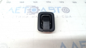 Cârlig ornamental pentru arcada portbagaj Nissan Rogue 17-20, negru, cu strat protector negru