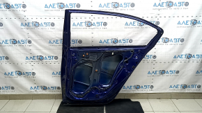 Ușa este goală, spate dreapta, Honda Accord 13-17, albastră B553P, rama de sticlă este îndoită