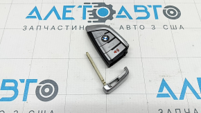 Ключ BMW 5 G30 17-23 smart, 4 кнопки, светлое жало, тычки, надломана накладка