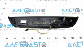 Ornament prag exterior stânga spate BMW 5 G30 17-23 Luxury Line, cu iluminare, crestături, zgârieturi
