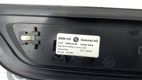 Ornament prag exterior stânga spate BMW 5 G30 17-23 Luxury Line, cu iluminare, crestături, zgârieturi