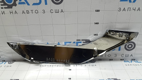 Bandă bară față cromată jos stânga Mitsubishi Outlander 22-25 cromată, fără proiectoare de ceață