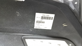 Бампер передний голый Nissan Rogue 17-20 белый, побелел пластик, незаводскике отверстия, потерт