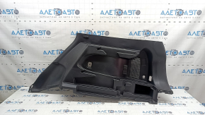 Ornament arc dreapta pentru Nissan Rogue 17-20, negru, pentru 2 rânduri de scaune, cu capace și dopuri, zgârieturi, gata de curățare chimică