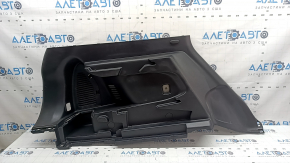 Ornamente arc stânga pentru Nissan Rogue 19-20, negre, pentru 2 rânduri de scaune, cu ornamente, zgârieturi, uzate