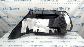 Ornamente arc stânga pentru Nissan Rogue 19-20, negre, pentru 2 rânduri de scaune, cu ornamente, zgârieturi, uzate