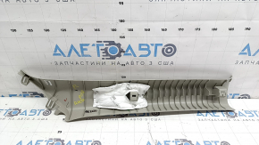 Ornament stâlp față stânga sus Nissan Rogue 14-20 gri, zgârieturi