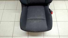 Scaun pasager Nissan Rogue 17-20 fără airbag, mecanic, material textil negru, curățabil chimic