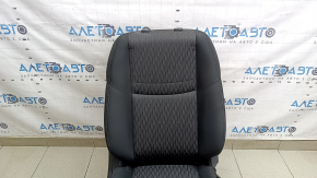 Scaun pasager Nissan Rogue 17-20 fără airbag, mecanic, material textil negru, curățabil chimic