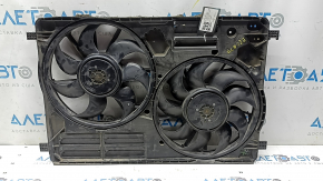 Ansamblu difuzor radiator Ford Escape MK3 17-19 rest 1.5T 2.0T fără rezistențe, 6 clapete, un semnal sonor al ventilatorului