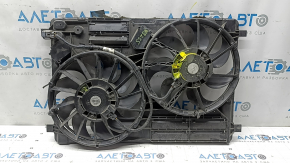 Ansamblu difuzor radiator Ford Escape MK3 17-19 rest 1.5T 2.0T fără rezistențe, 6 clapete, un semnal sonor al ventilatorului