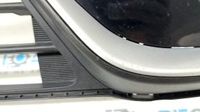 Grila inferioară a barei de protecție față Kia Niro 17-19 HEV, PHEV sub proiectoarele de ceață și radarul, barele de protecție