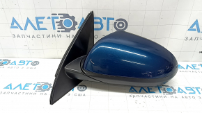 Ansamblu oglindă laterală stânga Kia Niro 17-22 3 pini, albastru, zgârietură