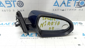Зеркало боковое правое в сборе Kia Niro 17-22 3 пина, синее
