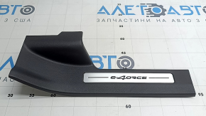 Накладка порога задняя правая Nissan Ariya 23-26 с хром вставкой E-4ORCE, царапины