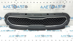 Grilă radiator Kia Niro 17-19 HEV, PHEV fără radar, cromată + negru lucios