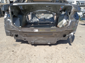 Задняя панель VW Jetta 19-26 2 части, на кузове, серебро , замята