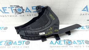 Накладка порога задняя левая внутренняя Kia Niro 17-22 HEV, PHEV черная, царапины, сломано крепление