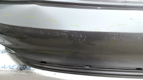 Бампер задний голый VW Jetta 22-26 серебро, царапины, надрывы, трещины, отсутствует фрагмент