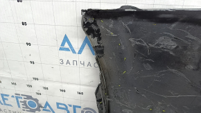 Бампер задний голый VW Jetta 22-26 серебро, царапины, надрывы, трещины, отсутствует фрагмент