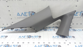 Накладка задней форточки левая Honda Accord 18-22 серая WISTERIA LIGHT GRAY , царапины