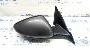 Зеркало боковое правое в сборе Honda Accord 18-22 12 пинов BSM, подогрев, поворотник, графит, царапины