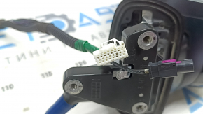 Ansamblu oglindă laterală stânga Nissan Ariya 23-26 9+1 pini, negru, încălzit, BSM, cameră, Empower+, zgârieturi
