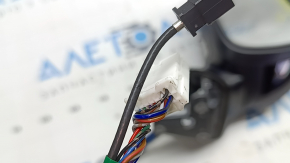 Ansamblu oglindă laterală stânga Nissan Ariya 23-26 9+1 pini, negru, încălzit, BSM, cameră, Empower+, zgârieturi