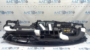 Торпедо передняя панель с AIRBAG Honda Accord 18-22 черная, под проекцию